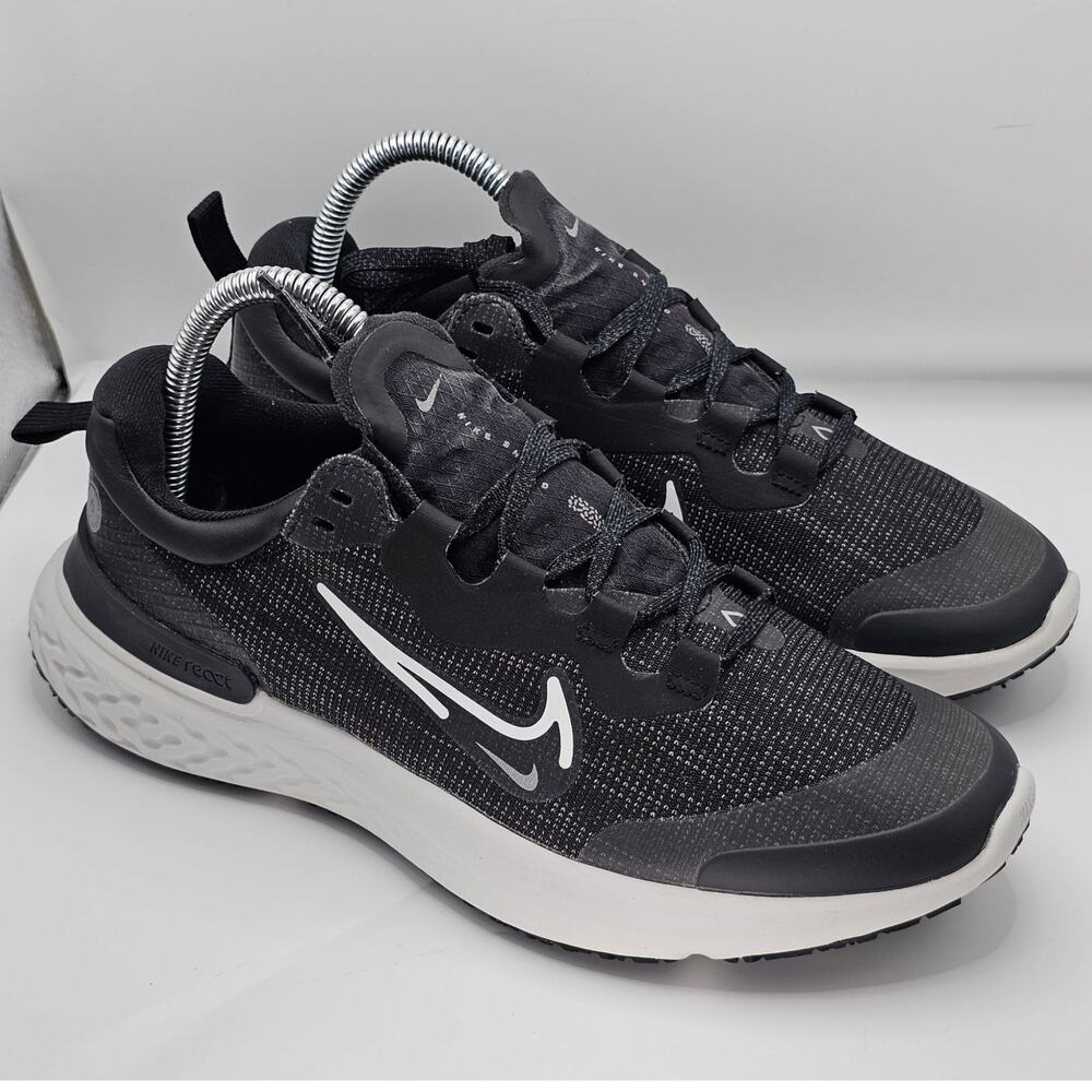 Nike React Miler 2 Shield Black White Womens 7.5 (UK 5) Running Shoes